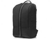 HPCommuterBackpack(Black),sportyzip-upbackpack,Padded,air-meshshoulderstraps,Awater-resistantcoatingonthebottom,Reflectiveaccentsforsafety.