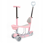 Самокатдетский5в1(подножка),розовый,код147606