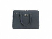 15.6"NBBag-CONTINENTCL-105BK,Black,Briefcase,NaturalLeather