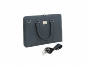 15.6"NBBag-CONTINENTCL-105BK,Black,Briefcase,NaturalLeather
