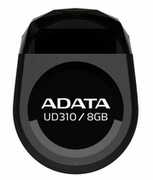 8GbUSB2.0FlashDriveADATA,DashDriveUD310,black(Read-18MB/s,Write-5MB/s),Jewelllike