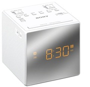 SONYICF-C1T,White,ClockRadiowithdualalarm,AM/FM