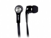 SVENE210M,Earphoneswithmicrophone,20-20000Hz,16ohm,96dB,1.2m,Callacceptance/Pausebutton,Flatnon-tanglingcable,2additionalpairsofspareearpads,3.5mm(4pin)stereomini-jack,Black