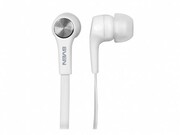 SVENE211M,Earphoneswithmicrophone,20-20000Hz,16ohm,96dB,1.2m,Callacceptance/Pausebutton,Flatnon-tanglingcable,2additionalpairsofspareearpads,3.5mm(4pin)stereomini-jack,White