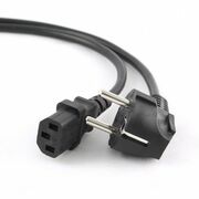 PowercordPC-186-VDE-5M,5m,SchukoinputandrightangledC13output,withVDEapproval,Black
