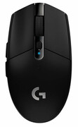 "WirelessGamingMouseLogitechG305,Optical,200-12000dpi,6buttons,Ambidextrous,1xAA,Black,Lightspeedwireless,Max.acceleration:>40G,Max.speed:>400IPS,PTFEFeet:250-kmrange,Weight:99g,Onboardmemory:1profile,250hoursrun-to-di