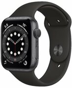 СмартчасыAppleWatchSeries640mmM06P3GPS+LTESpaceGrayAluminumCasewithBlackSportBand