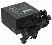 PSUDEEPCOOLPF400,400W,ATX12VV2.4,80PLUS®,ActivePFC+Doubletubeforward,Silent120mmHydroBearing,FlatBlackCables,+12V(32A),20+4Pin,1xCPU(4+4Pin),6xSATA,2xPCI-E(6+2pin),2xPeripheral,OPP/OVP/SCP,ErP2010,Black