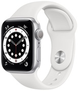 СмартчасыAppleWatchSeries640mmMG283SilverAluminium,WhiteSportBand