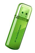 16GBUSBFlashDriveSiliconPower"Helios101",AppleGreen,AluminumCasing,USB2.0
