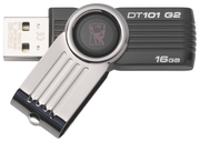 16GBUSBFlashDriveKingstonDT101G2/16GBDataTraveler101BlackGeneration2,USB2.0
