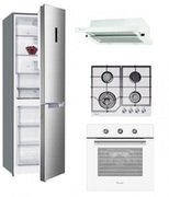 КомплектTornadoTRH-315NFW+TR-70M8777WH+TR-4025SQWhiteGL+SONDOH700(60)FGWH