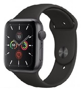 УмныечасыAppleWatchSeries544mmMWWE2GPS+LTESpaceGrayAluminumCasewithBlackSportBand