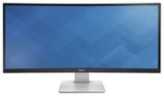34.0"DELLCURVEDIPSLEDU3415WBlack(8ms,21:9,300M:1,300cd,3440x1440,178°/172,DisplayPort,MiniDisplayPort,HDMI,6xUSB3.0,HeightAdjustment,AudioLineout,Speakers)