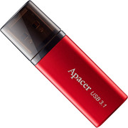 128GBUSB3.1FlashDriveApacerAH25B,Red,MatteMetalShell,ClassicCap(AP128GAH25BR-1)
