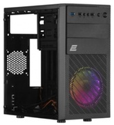 2EComputerCaseBASISRD850,1xUSB3.0,2xUSB2.0,1x120mmARGBfan,AcrylicSidePanel,mATX,Black