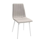 ScaunDC-90P~DenimLightGrey+WhiteLeg