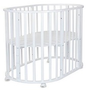 100111Кроватьдетская"СКВ-10"безмаятникабелый