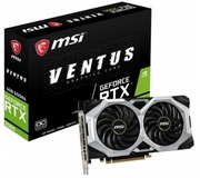 MSIGeForceRTX2060VENTUSGPOC/6GBGDDR6192Bit1710/14000Mhz,1xHDMI,3xDisplayPort,Dualfan-CustomizedDesign,TORXFan2.0,DoubleBallBearing,6mmCooperHeatpipes,AmplifiedPCB,Retail