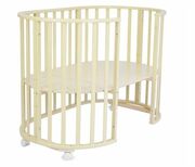 101009Кроватьдетская"СКВ-10"смаятником9в1бежевый