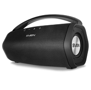 SVENPS-320Black,BluetoothPortableSpeaker,15WRMS,Waterproof(IPx7)SupportforiPad&smartphone,USB&microSD,built-inlithiumbattery-2200mAh,abilitytocontrolthetracks,AUXstereoinput