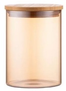БанкадляхраненияArdestoGoldenMoon,круглая,540мл,стекло,бамбук