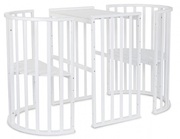 102001Кроватьдетская"СКВ-10"смаятником12в1белый