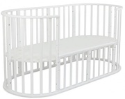 102001Кроватьдетская"СКВ-10"смаятником12в1белый