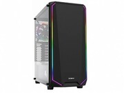 ZALMAN"K1"ATXCase,withTemperedGlassSidePanel,withoutPSU,Tool-less,EdgeRGBdesign,120mmRGBLEDrearfanpre-installed,LEDControlbutton,2xUSB3.0,2xUSB2.0/Audio,Black