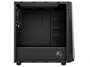 ZALMAN"K1"ATXCase,withTemperedGlassSidePanel,withoutPSU,Tool-less,EdgeRGBdesign,120mmRGBLEDrearfanpre-installed,LEDControlbutton,2xUSB3.0,2xUSB2.0/Audio,Black