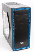DEEPCOOL"TESSERACTSW"ATXCase,withSide-Window,withoutPSU,Massivemetalmesh,Tool-less,1x120mmfrontBlueLEDfan,1x120mmrearBlueLEDfan,upto3x2.5"HDD/SSD,BottomloadedPSU,1xUSB3.0,1xUSB2.0/Audio,Black