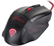 GenesisGX44OpticalGamingMouse,6programmablebuttons,4backlightcolors,2500dpi,4500fps,30ips,1000Hz,2m,USB(mouse/мышь)