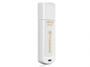 ФлешкаTranscendJetFlash73064GB,USB3.0,GlossyWhite