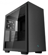 DEEPCOOLCH510ATXCase,withSide-Window(TemperedGlassSidePanel)Megnetic,withoutPSU,Tool-Less,Pre-installed:Rear1x120mm,PSUShroud,GPUsupportbracket,PulledHeadsetholder,3x2.5"Bays/2x3.5"Bays,2xUSB3.0,1xAudio,Black