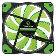 PCCaseFanGAMEMAXGaleForceGMX-GF12G,32GreenLEDs,12cm12CMGreen32xLED/PVCwithBlackshield3pin+4PinConnector/rubbergasket/9blade+Retailbox
