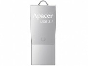ФлешкаApacerAH750,32GB,USB3.1/Micro-USB,Silver,MetalCase