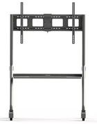VIEWSONICVB-STND-005,MobileSlimTrolleyCartStandforViewSonic55"to98"ViewBoardInteractiveDisplaysandPresentationDisplays,Wallmountbracket:150kgMax