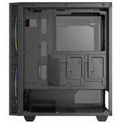 CaseATXGAMEMAXBlackHole,w/oPSU,2x200mmARGBfans,PWMhub,Transparentpanel,USB3.0,Black