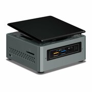 MiniPC(Barebone)Intel®NUCKitNUC6CAYH(Intel®CeleronJ34554C/4T,1.5-2.3GHz,2xSO-DIMMDDR3L-1600(max8GB),1x2.5"SATA,1xM.2PCIeX1,Intel®HDGraphics500,VGA,HDMI,SDCardReader,4xUSB3.0,2xUSB2.0,1xGbELAN,WiFi/BT4.2,IR,S/PDIF)