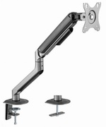 Armfor1monitor17"-32"-GembirdMA-DA1-05,Adjustabledeskdisplaymountingarm,Gasspring2-8kg,VESA75/100,armrotates,extendsandretracts,tiltstochangereadingangles,andallowstorotatedisplayfromlandscape-to-portraitmode,spacegrey