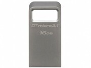 16GBUSB3.1FlashDriveKingstonDataTravalerMicro"DTMC3",Ultra-smallMetalCase(DTMC3/16GB)