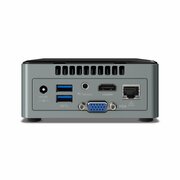 MiniPC(Barebone)Intel®NUCKitNUC6CAYH(Intel®CeleronJ34554C/4T,1.5-2.3GHz,2xSO-DIMMDDR3L-1600(max8GB),1x2.5"SATA,1xM.2PCIeX1,Intel®HDGraphics500,VGA,HDMI,SDCardReader,4xUSB3.0,2xUSB2.0,1xGbELAN,WiFi/BT4.2,IR,S/PDIF)