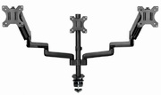Armfor3monitors13"-27"-GembirdMA-DA3-01,Steel(1.35mm),Gasspring2-7kg,VESA75/100,armrotates,extendsandretracts,tiltstochangereadingangles,andallowstorotatedisplayfromlandscape-to-portraitmode,full-motion