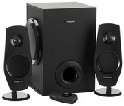 CreativeInspireT3030(2.1surround,RMS29Watts,17WattsSubwoofer,6Wattsperchannel(2channels),40Hz~20kHz,80dB)