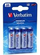VerbatimBatteriesAAAlkaline4pcsBlister