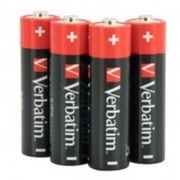 VerbatimBatteriesAAAlkaline4pcsPackShrink