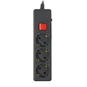 SurgeProtectorSVENOptimaBase,3Sockets,1.8m,Black