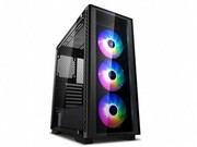 CaseATXDeepcoolMATREXX50ADD-RGB4F,w/oPSU,4x120mm,RGB,TemperedGlass,USB3.0,Black