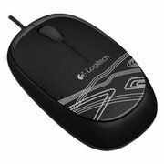 LogitechM105OpticalMouse,Corded,ambidextrouscomfort,Black,USB