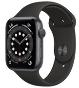 AppleWatchSeries6GPS,40mmSpaceGrayAluminumCasewithBlackSportBand,MG133GPS